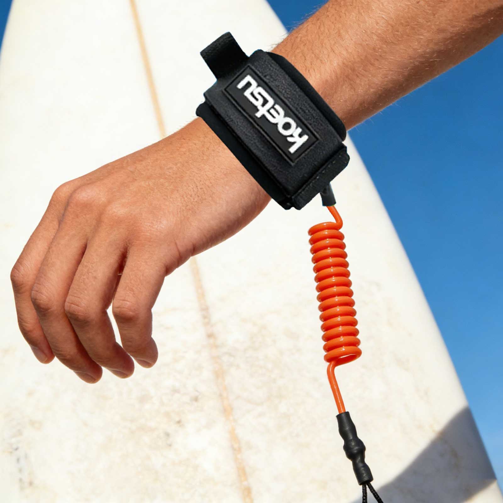 Coiled Bodyboarding Leash TPU  - Stand Up Paddle Leash 评论和价格